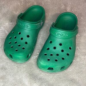 Boys green crocs